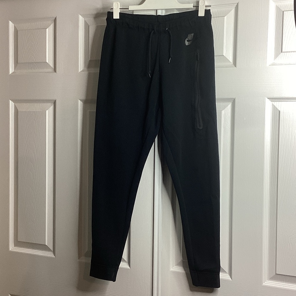 Nike Black Jogger Pants Tapered Leg Drawstring S